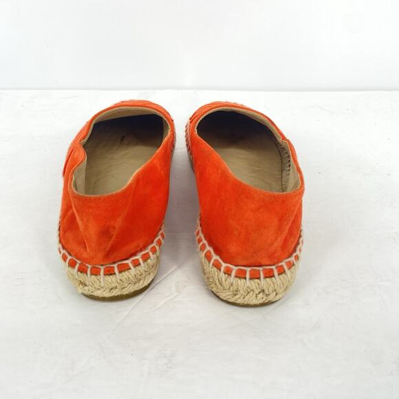 Chanel CC Espadrilles Orange Suede Womens Size Eu 35 US 5 - Picture 3 of 8